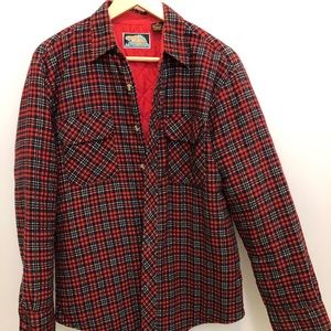 Vintage mens Arctic Circle plaid flannel size medium